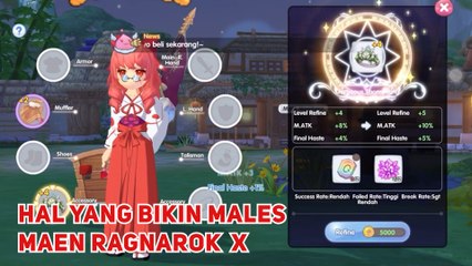 MALES BANGET LOH, MAEN RAGNAROK X KAYA GINI