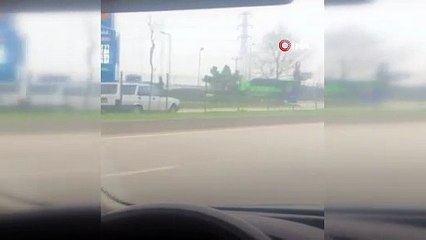 Bursa’da ters şeritten ölüme böyle meydan okudu
