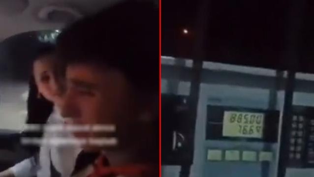 Sosyal medya bu videoyu konuşuyor! Bir depo mazotun 885 lira tuttuğunu gören genç hüngür hüngür ağladı
