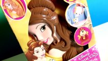 Disney Princess Belle Fairytale Carry Case with Lumiere Cogsworth Mrs Potts Chip Funtoyscollector-sr