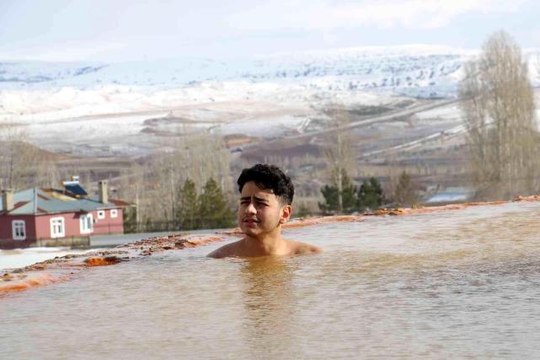 Son dakika haber: Beyaza bürünen Altınkale görsel şölen sundu