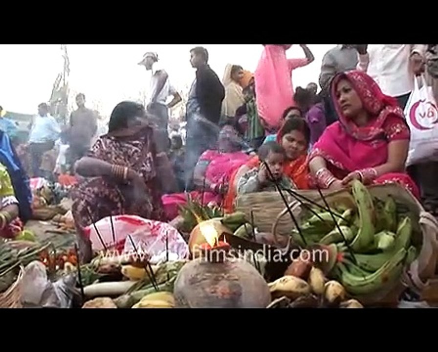 Chatt Pooja celebration