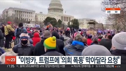 "이방카, 트럼프에 '의회 폭동' 막아달라 직접 요청"