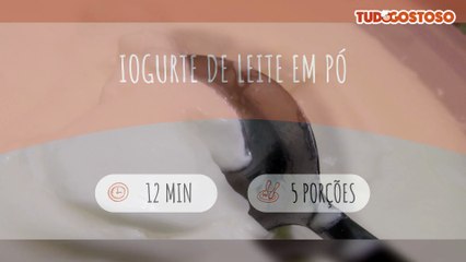 Iogurte de leite em pó
