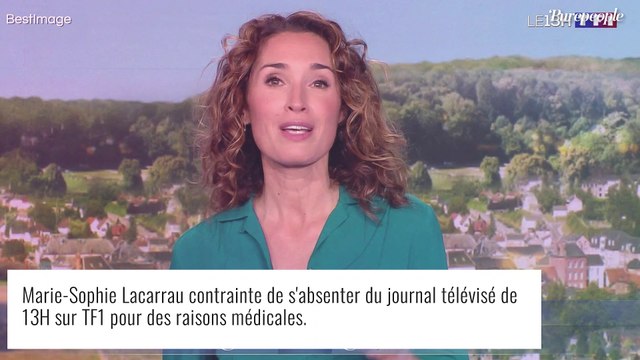Marie-Sophie Lacarrau absente du 13H de TF1 : un souci de santé évoqué, elle s'explique !