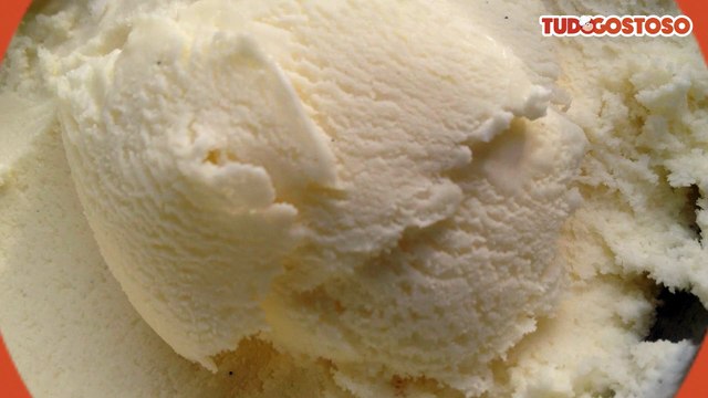 Sorvete caseiro tipo industrial