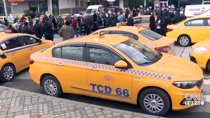 İstanbul'da taksimetre kuyruğu | Video Haber