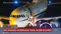 O presidente Jair Bolsonaro foi internado com suspeita de obstrução intestinal. Bolsonaro desembarcou em São Paulo por volta da 1h30 da madrugada e foi direto para o hospital.