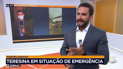 A chuva continua castigando diversas regiões do Brasil. O prefeito de Teresina decretou situação de emergência na cidade. Já em Jericoacoara, no litoral cearense, o temporal provocou enxurrada e alagamentos.