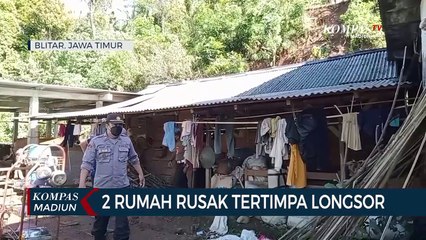 2 Rumah Rusak Tertimpa Longsor