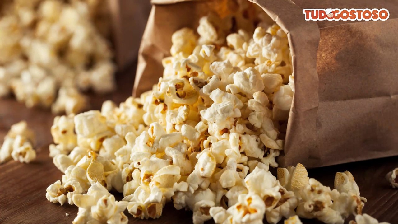 Pipoca sem óleo no micro-ondas