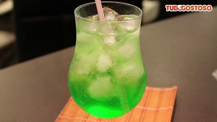 Soda italiana de maçã verde