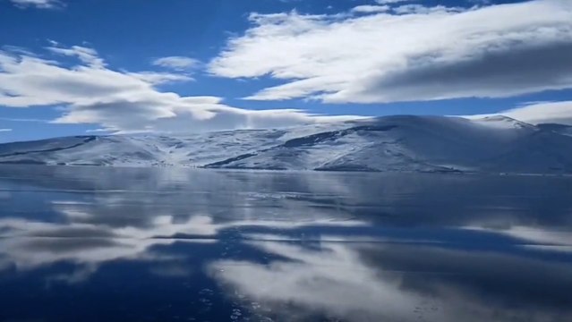 Burası Alaska değil Çıldır... Ardahan'da Eskimo keyfi!