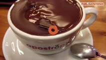 Chocolate quente sem leite ou leite condensado