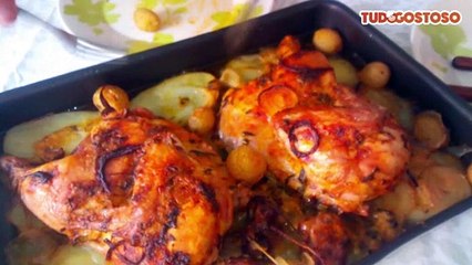 Frango no forno ao molho de maionese