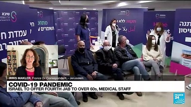 Israel approves fourth Covid-19 vaccine dose for people over 60, medical staff