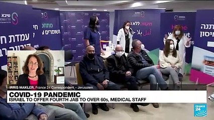 Israel approves fourth Covid-19 vaccine dose for people over 60, medical staff