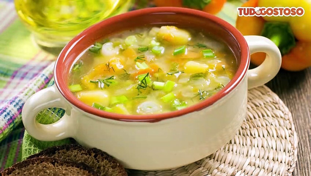 Sopa cremosa de legumes