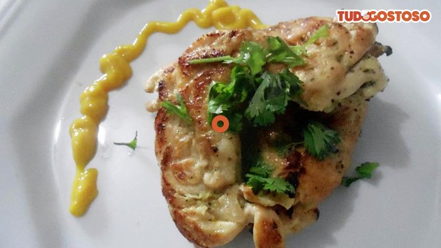 Filé de frango com mostarda e mel