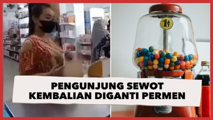 Viral Pengunjung Swalayan Sewot Uang Kembalian Diganti Permen, Besok Belinya Pakai Permen