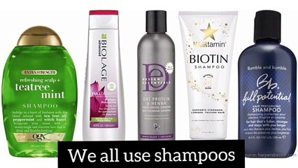 Shocking facts about shampoos.