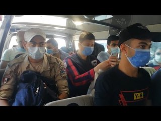 خايفين من الغرامة التزام السائقين والركاب في الغربية بارتداء الكمامة