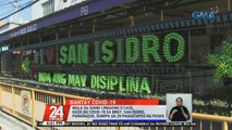 Mula sa 1-linggong 0 case, kaso ng COVID-19 sa Brgy. San Isidro, Parañaque, sumipa sa 29 pagkatapos ng Pasko | 24 Oras