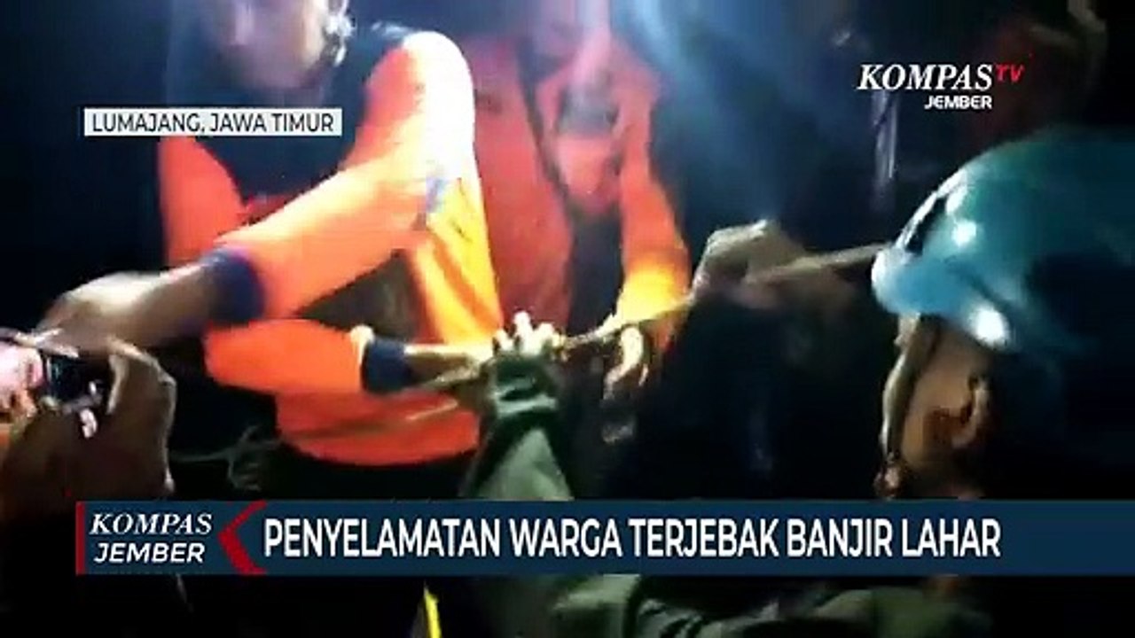 2 Warga Terjebak Banjir Lahar Semeru, Diselamatkan Setelah Surut