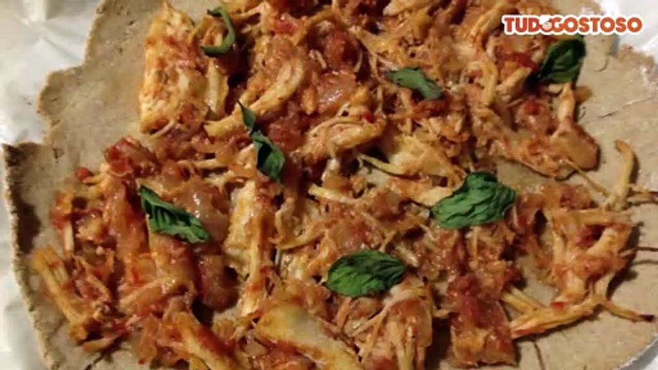 Massa de pizza de aveia fit