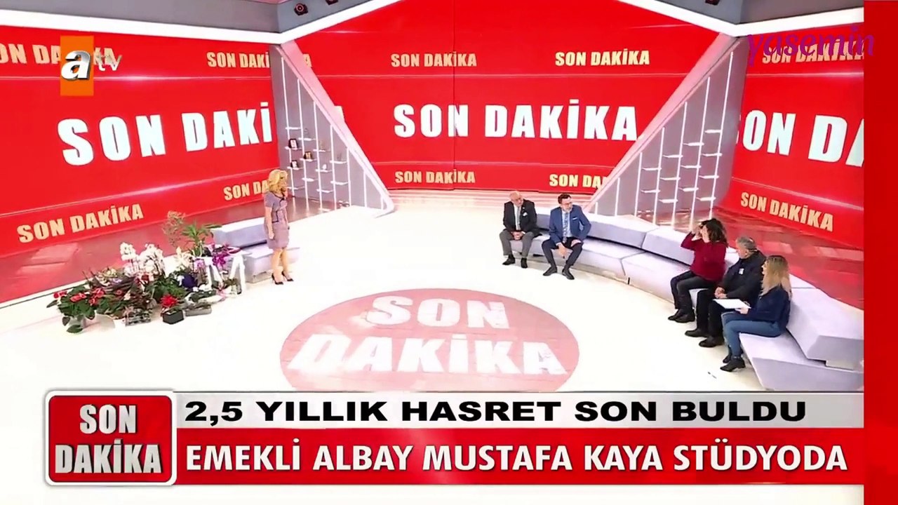 Müge Anlı'daki emekli albay Mustafa Kaya eşi Seyhan Kaya ile kavuştu