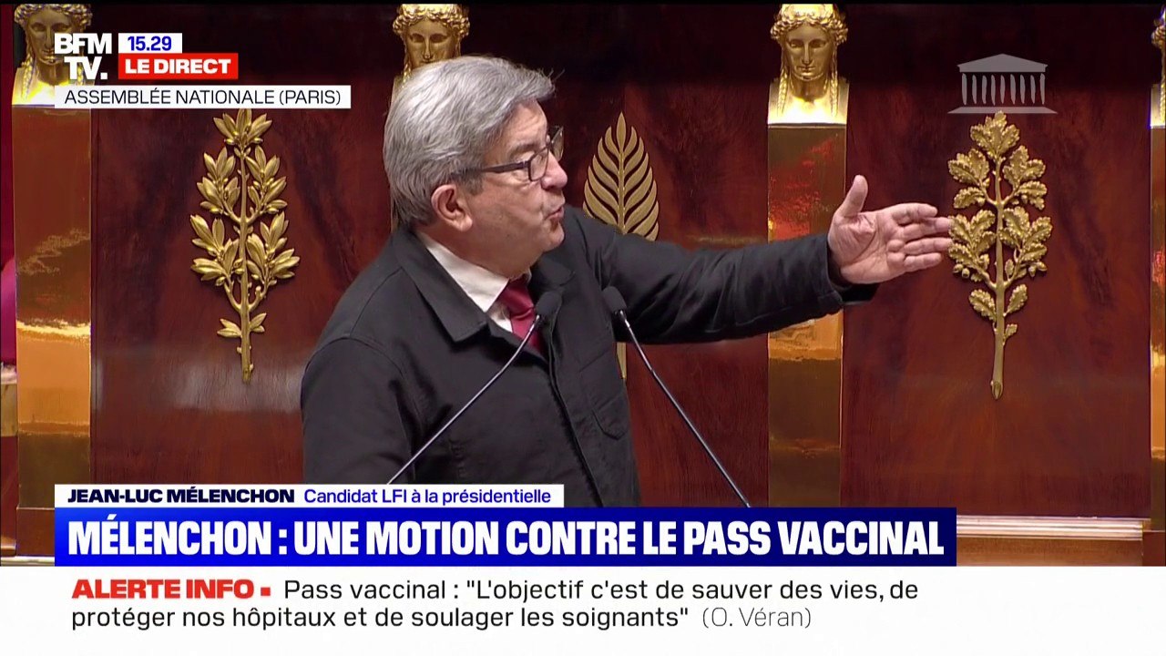 "Vous avez semé un chaos indescriptible du fait de votre imprévoyance": Jean-Luc Mélenchon s'insurge contre la politique sanitaire du gouvernement devant l'Assemblée nationale