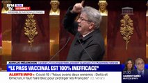 Jean-Luc Mélenchon s'exprime contre le pass vaccinal: 