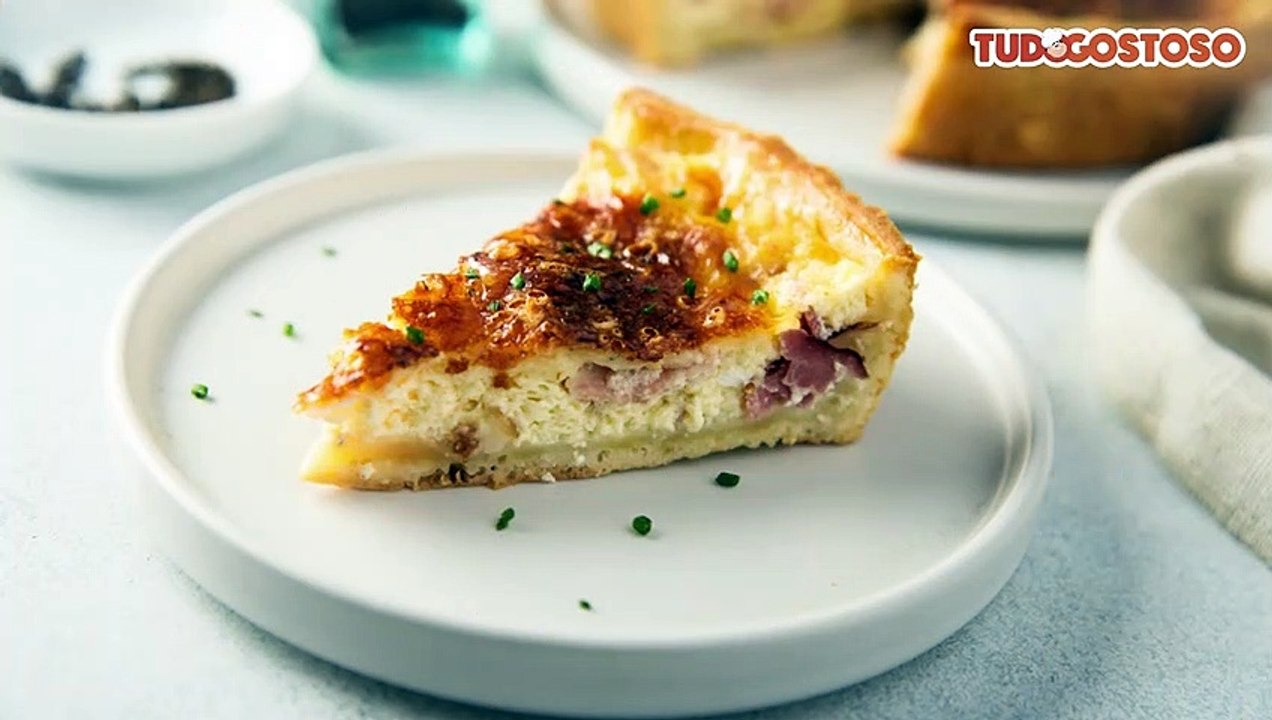 Torta de presunto e queijo