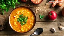 Sopa de lentilhas e legumes