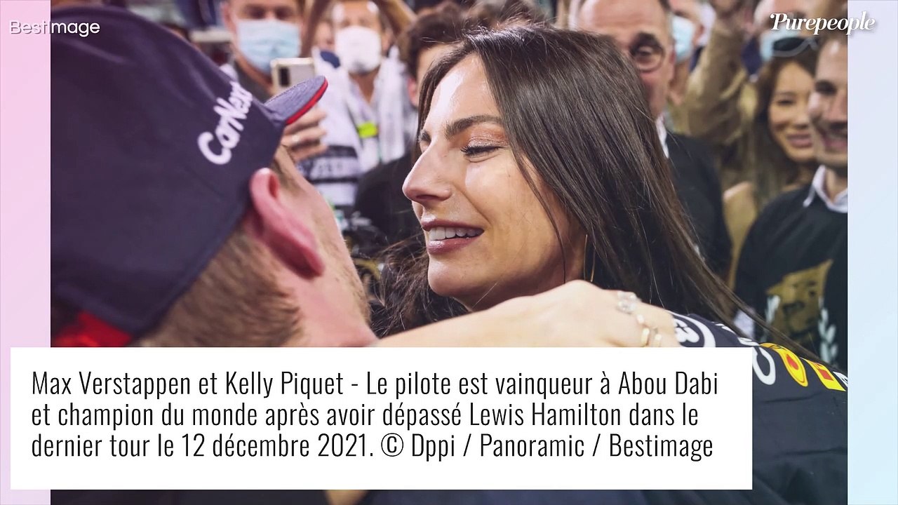 Max Verstappen et Kelly Piquet : Beau baiser pour fêter la nouvelle année