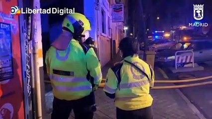 Un incendio en un garaje en Retiro, en Madrid, quema 40 vehículos