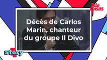 Décès de Carlos Marin, membre du groupe Il Divo