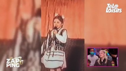 Les enfants de la télé : Louane attendrie par une vidéo de sa première scène, enfant