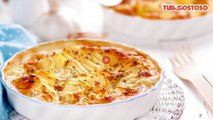 Gratinado de batata com frango