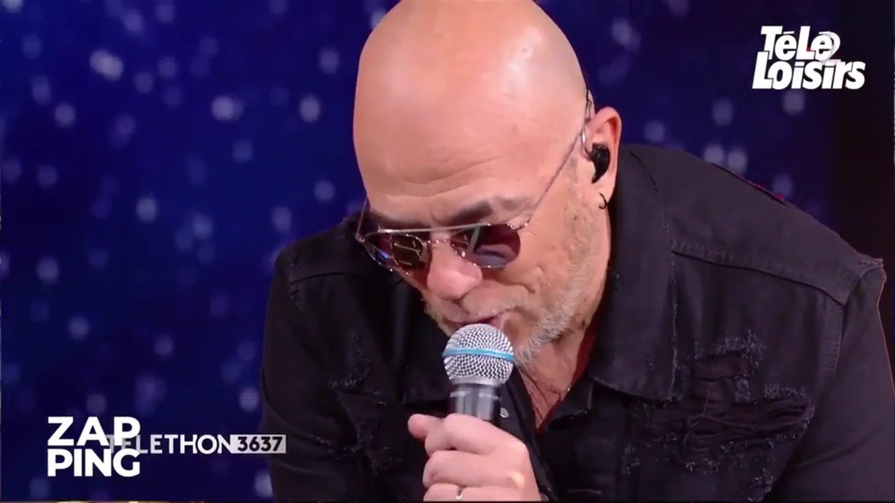 Pascal Obispo de retour au Téléthon après son malaise pour une émouvante séquence avec la petite Eugénie