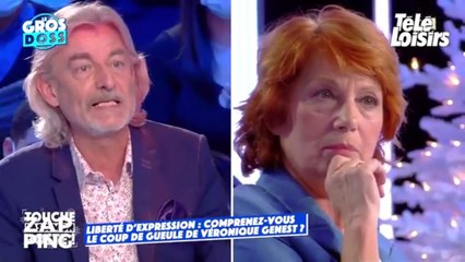 Véronique Genest et Gilles Verdez s'affrontent verbalement sur le plateau de TPMP