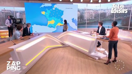 Julia Vignali improvise un bulletin météo dans Télématin