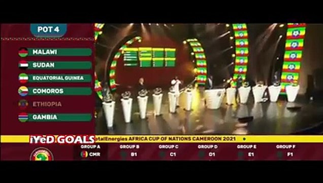 نتائج قرعة كأس أمم افريقيا الكاميرون 2022 قرعة نااارية CAN 2022 Africa Cup of Nations Draw