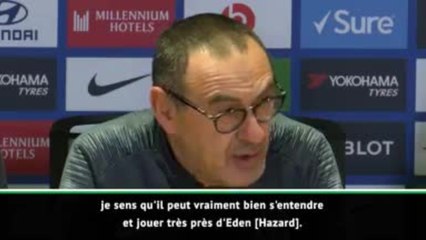 25e j. - Sarri : "Higuain et Hazard peuvent vraiment bien s'entendre"