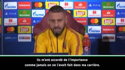 8es - De Rossi : "Si je suis en forme, je continuerais de jouer"