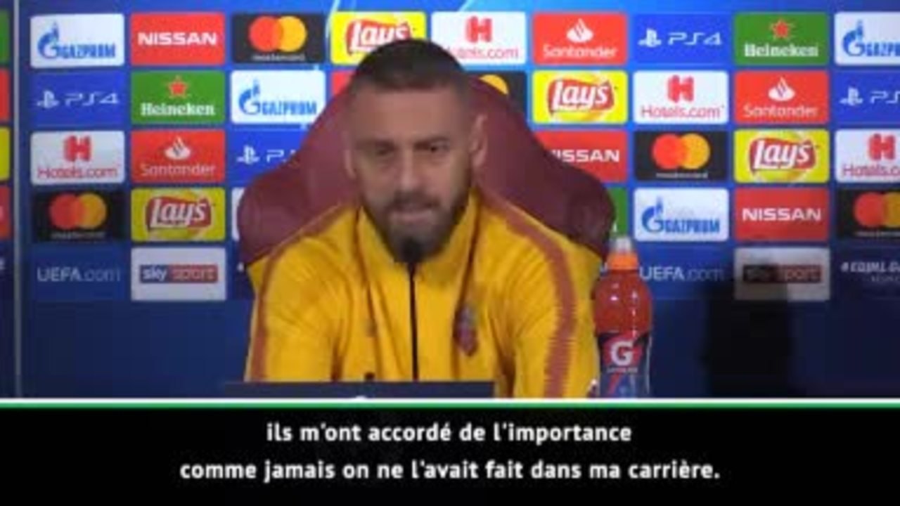 8es - De Rossi : "Si je suis en forme, je continuerais de jouer"