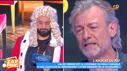 Gilles Verdez en larmes répond aux accusations de dénigrement de Bernard de La Villardière