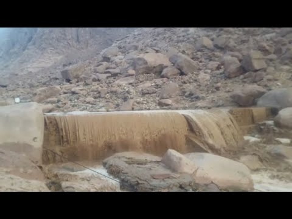 السيول تضرب سانت كاترين من جديد