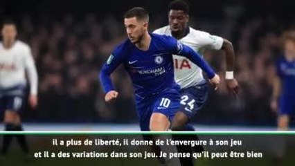 Zola : "Hazard peut être bon en attaquant principal"