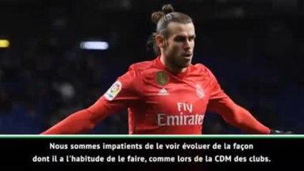 22e j. - Solari : "Bale est un joueur primordial pour nous"
